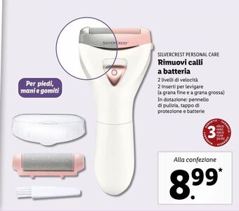 Rimuovi calli a batteria