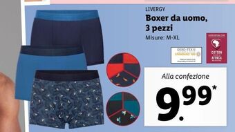 Lidl Boxer da uomo 3 pezzi offerta