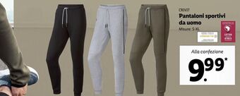 Lidl Pantaloni sportivi da uomo offerta