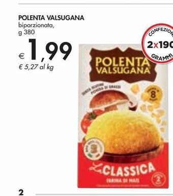 Bennet Polenta valsugana offerta