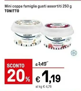Iper La Grande Tonitto Gelato offerta