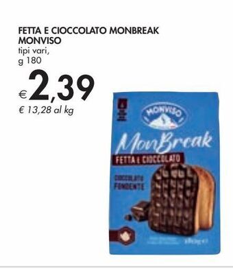 Bennet Fetta e cioccolato monbreak monviso offerta