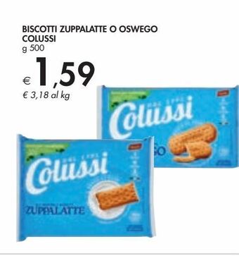 Bennet Biscotti zuppalatte o oswego colussi offerta