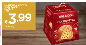 Bennet Panettone glassuvetta senza canditi balocco offerta