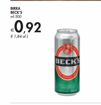 Bennet Birra beck's offerta