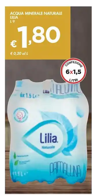 Acqua minerale naturale lilia
