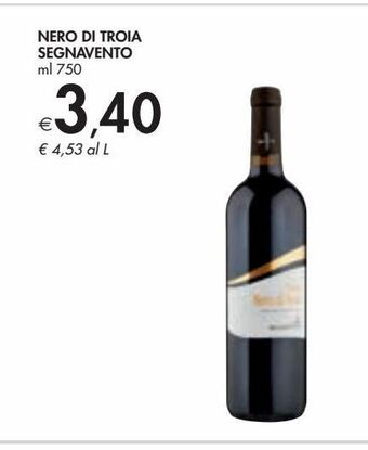 Bennet Nero di troia segnavento offerta