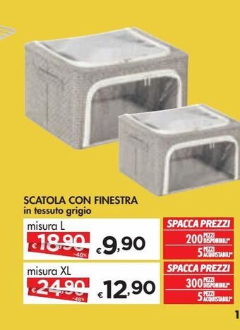 Scatola con finestra