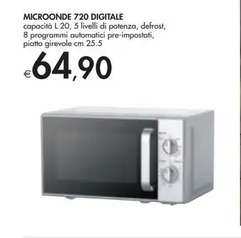 Bennet Microonde 720 digitale offerta