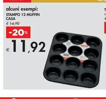 Bennet Stampo 12 muffin casa offerta