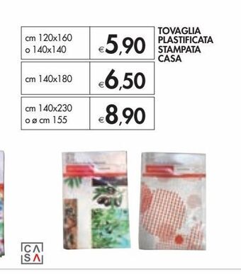 Bennet Tovaglia plastificata stampata casa offerta