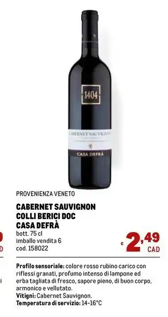 Colli berici Cabernet