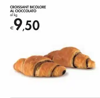Croissant bicolore al cioccolato