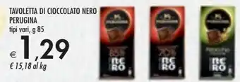 Bennet Tavoletta di cioccolato nero perugina offerta