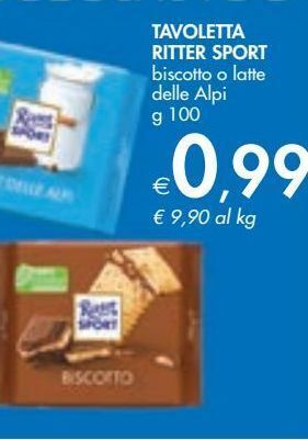 Bennet Tavoletta ritter sport offerta