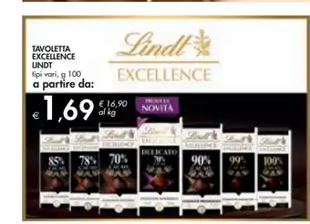 Bennet Tavoletta excellence lindt - a partire da offerta