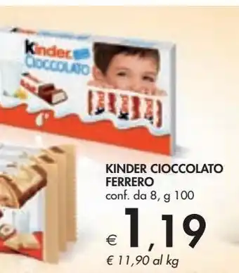 Bennet Cioccolato kinder ferrero offerta