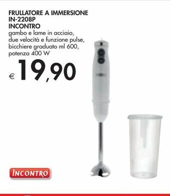 Bennet Frullatore a immersione in-2208p incontro offerta