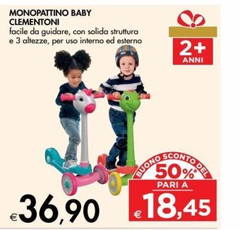 Bennet Monopattino baby clementoni offerta