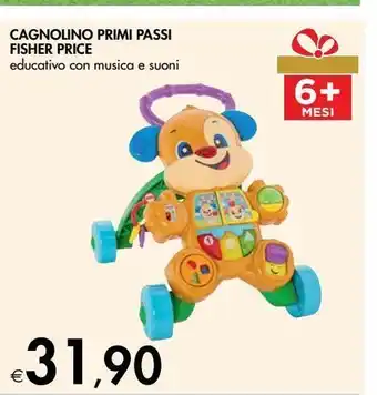 Bennet Cagnolino primi passi fisher price offerta