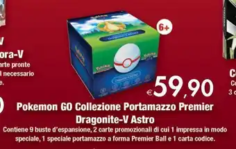 Bennet Pokemon go collezione portamazzo premier dragonite-v astro offerta