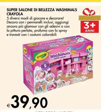 Bennet Super salone di bellezza washimals crayola offerta