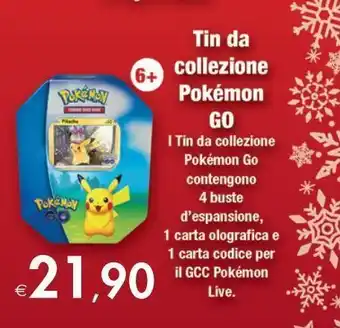 Bennet Tin da collezione pokemon go offerta
