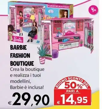 Bennet Barbie fashion boutique offerta