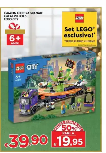 Bennet Camion gisotra spaziale great vehicles lego city offerta