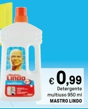 Iper La Grande Mastro lindo Detergente Multiuso 950 Ml offerta
