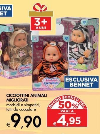 Bennet Cicciottini animali migliorati offerta
