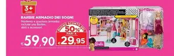 Bennet Barbie armadio dei sogni offerta