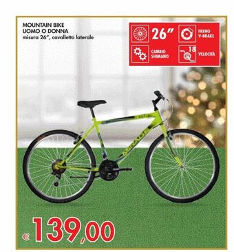 Bennet Mountain bike uomo o donna offerta