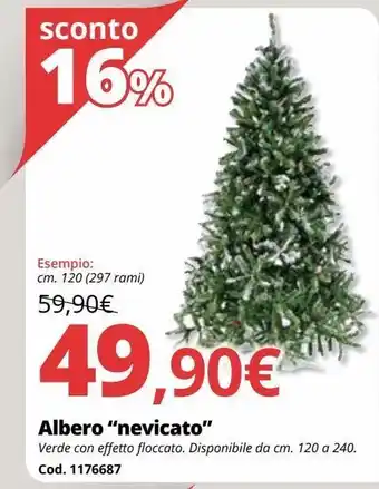 Brico Io Albero "nevicato" offerta