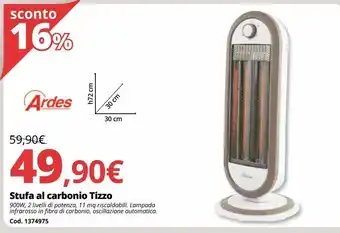 Brico Io Stufa al carbonio tizzo offerta