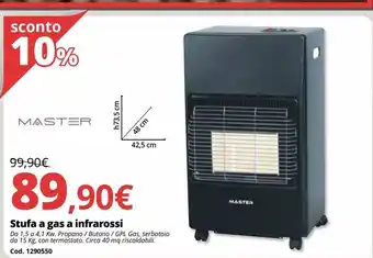 Brico Io Stufa a gas infrarossi offerta