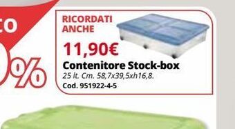 Brico Io Contenitore stock-box offerta