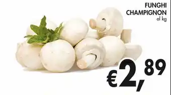 Supermercato Coal Funghi champignon offerta