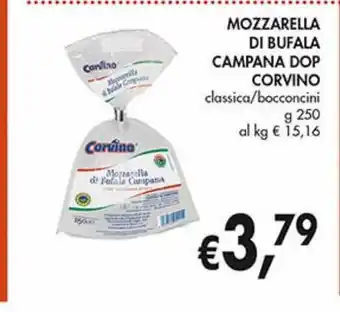 Supermercato Coal Mozzarella di bufala campana dop corvino classica/bocconcini g 250 offerta