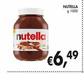 Supermercato Coal Nutella g 1000 offerta