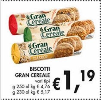 Biscotti gran cereale
