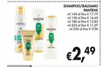Supermercato Coal Shampoo/balsamo pantene offerta