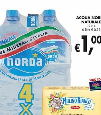 Supermercato Coal Acqua norda naturale offerta