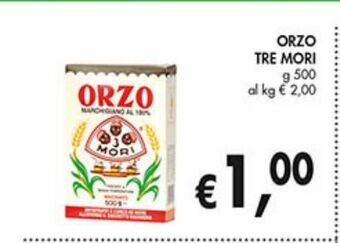 Orzo tre mori