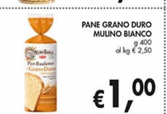 Pane grano duro mulino bianco