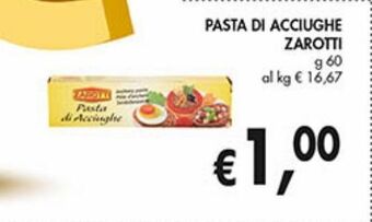 Pasta di acciughe zarotti