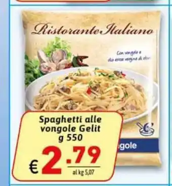Spaghetti alle vongole Gelit g 550