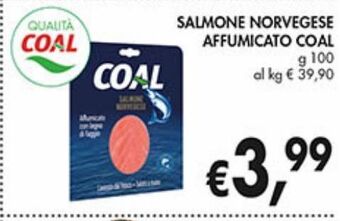 Supermercato Coal Salmone norvegese affumicato coal offerta