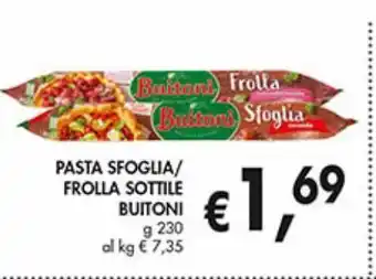 Supermercato Coal Pasta sfogliata/frolla sottile buitoni offerta