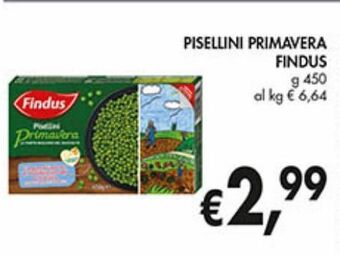 Supermercato Coal Pisellini primavera findus offerta